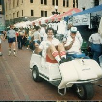 Louie Walsh at the 1985 Minnesota Irish Festival