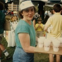 Mary McKay at the 1985 Minnesota Irish Festival