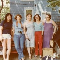 Speaker Elizabeth O'Hara with Mary McKay and friends