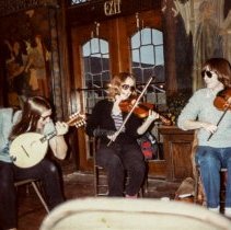 Claudine Langille, Mary MacEachron, Liz Carroll, Chicago Folk Fest, 1982