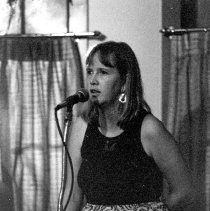 Mary MacEachron at Blarney Pilgrim gig.