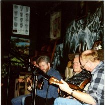 John Winston, Dáithí Sproule, Martin McHugh and Pete Tritz at Kieran's Iris