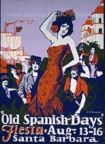 1924 Old Spanish Days Fiesta Poster