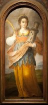 Saint Barbara, 17th c.