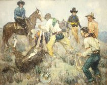 Branding a Steer, n.d.