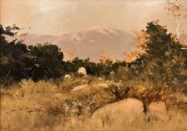 Snow on Santa Barbara Coast Range, February 1913