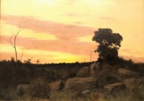 Sunset, Mission Canyon, 1904