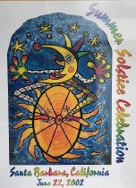 2002 Summer Solstice Celebration Poster