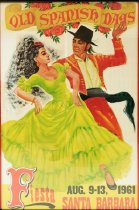 1961 Old Spanish Days Fiesta Poster