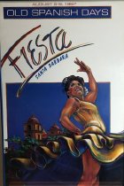 1987 Old Spanish Days Fiesta Poster