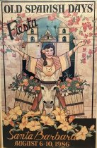 1986 Old Spanish Days Fiesta Poster