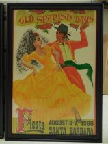 1966 Old Spanish Days Fiesta Poster