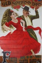 1965 Old Spanish Days Fiesta Poster