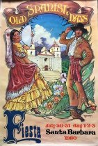 1980 Old Spanish Days Fiesta Poster