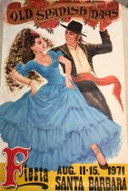 1971 Old Spanish Days Fiesta Poster