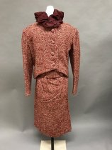 Wool suit and blouse, Mid-Late 20th cent.