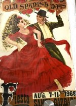 1968 Old Spanish Days Fiesta Poster