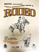 2004 Old Spanish Days Fiesta Stock Horse Show & Rodeo Poster