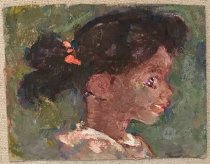 Untitled [girl, side profile]