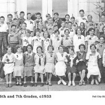 Fall City Sixth and Seventh Grades, ca. 1935