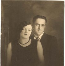 Beulah and Hi Cowles, wedding picture, June 4, 1928