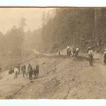 Early roadbuilding work in Fall City area