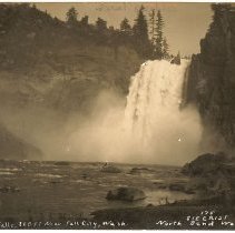Snoqualmie Falls postcard, postmarked 1910