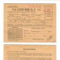 WWII  WAR RATION BOOK NO.3