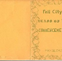 Program for 1942 Comencement