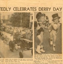 Derby Days clippings 1954-58, Fall City