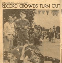 Derby Days clippings 1954-58, Fall City