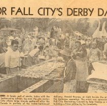Derby Days clippings 1954-58, Fall City