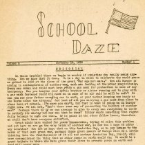 Collection of Fall City High School Newspapers, 1919-1942