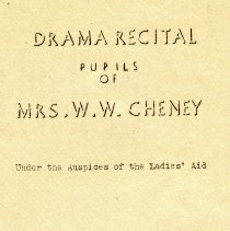 Programs for Fall City events, 1940
