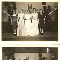 Wedding photos, Phyllis Bluher and Ray McCaffree 1942, Fall City