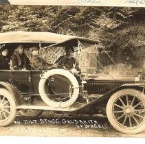 #82 The Tolt Stage, Galbraith at wheel