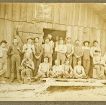 "Chauncy Shaw's Camp" near Tolt, WA
"Chauncy Shaw's Camp, West side of Snoqualmie River" Tolt WA
near Roy Foulds home"(loggers/sawmill?)