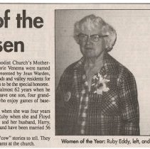 "Women of the Year Chosen."  no date