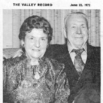 George and Georgia Morton, 50th Anniversary 1972