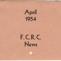April1954 issue of the Fall City Recreation Council News