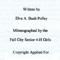 "Forts of the Snoqualmie Valley," by Elva Polley 1939