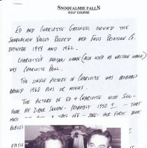 Documents, photos re Ed and Charlotte Groshell