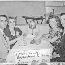 Anniversary photo of Sitterdings and Slotts, Fall City