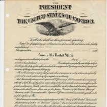 Jack Kelley's military enlistment form, 1952