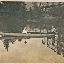 Jesse Kelley in Canoe