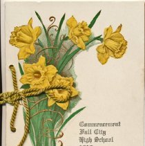 Class of 1910 Fall City High School Commencement program