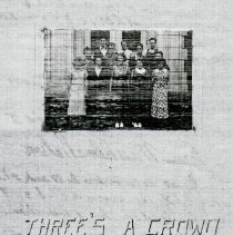 Senior play, "Three's a Crowd," Class of 1936, Fall City High School