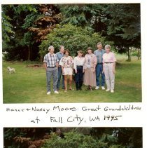 Hance and Nancy Moore descendants, Fall City 1995