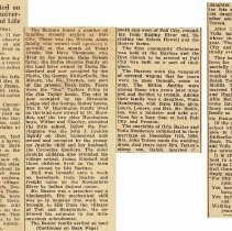 1940 Valley Record articles, ads and Fall City column