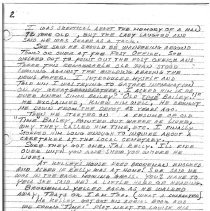 1969 journal of Fall City visit by descendant of "Time" Bailey